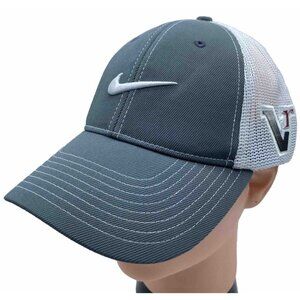 Nike Golf VR 20XI Mesh Baseball Cap Hat Mesh Logo Flexfit White Grey Size M/L